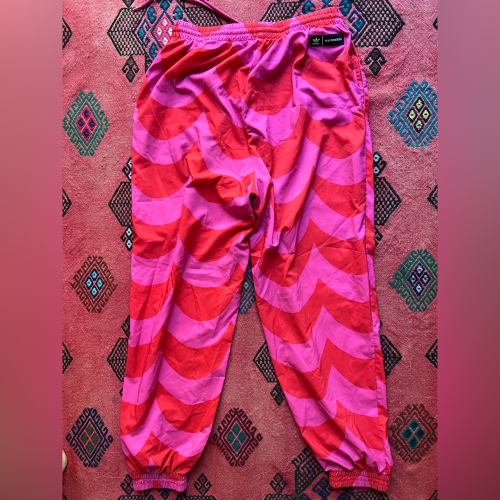 Adidas x Marimekko Pink Track Pants - Picture 3 of 5